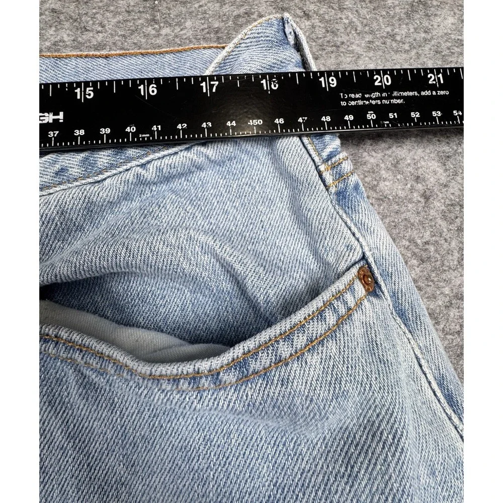 Levis 550 Relaxed Fit Blue Denim Jeans Mens 40 x 32 Straight Leg Mid Rise